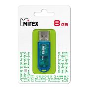 Флэш-драйв 8GB Mirex USB 2.0 ELF BLUE  (ecopack)