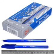 Ручка на масляной основе Easy Office 1122 пишущий узел 0,7мм, синяя, трехгранный корпус, сменный стержень