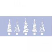 Трафарет Marabu «Рождественские елки» ,10*33см 0275990001