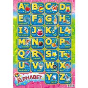 Плакат А2 Английский алфавит ПД-060 (бумага мелов.)