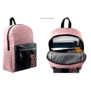 Рюкзак 53690 Розовый 28х41х13 см, полиэстер, искусственная кожа
