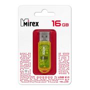 Флэш-драйв 16GB Mirex USB ELF YELLOW  (ecopack) 2.0