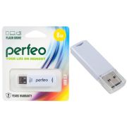 Флэш-драйв 8GB Perfeo USB C03 White