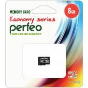 Карта памяти microSD 8GB Perfeo High-Capacity Class 10 w/o Adapter economy series