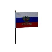 Флаг «Россия» 20*30 с гербом