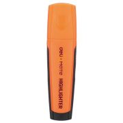 Текстовыделитель оранжевый DELI EU35060 Mate скошенный пиш. наконечник 1-5мм резиновый грип