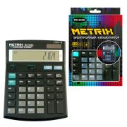 Калькулятор бухгалт. «Metrix» MX-666N 12разр. двойное питание 19х14см