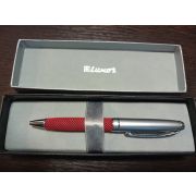 Ручка подарочная LUXOR мет. «Anaida» 2885 синяя, красный корпус, в футляре