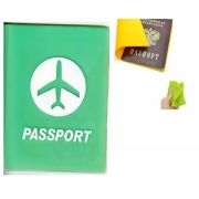 Обложка для паспорта 8967/1 «PASSPORT»+автодок. зелен.