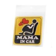 Наклейка на авто «Эмблема» Мама в машине 768-122