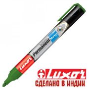 Маркер зеленый LUXOR 1222 спирт. основа, 1-3мм, пулевидн.