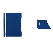 Скоросшиватель А4 пластиковый PSL20 Люкс 0.14/0.18 синий