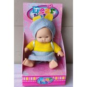 Кукла-младенец DEFA Lucy «Пупс на стульчике» (23 см., голубой)