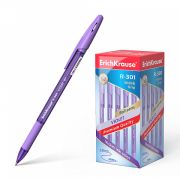 Ручка шарик. Erich Krause R-301\44592 Violet Stick&Grip 0.7, цвет чернил фиолетовый