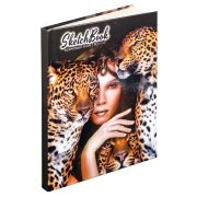 Скетчбук А5 80л. 7БЦ 80-2357 Девушка и леопарды