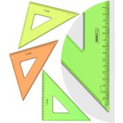 Треугольник пластик 16см 45/45 NEON Cristal асс ТК57/570