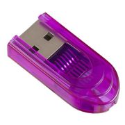 Картридер Perfeo Card Reader Micro SD, (PF-VI-R015 Purple) PF_4267 фиолетовый