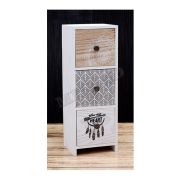 Шкатулка деревянная «Шкафчик» с рисунком (10*27,5*9 см) УД-2374