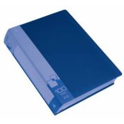 Папка с 100 файлами ВPV100 А4 пластик 0.80мм синяя,кор.65мм