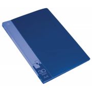 Папка с 30 файлами BPV30 пластик синяя 816937 0,65мм, корешок 20мм