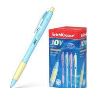 Авторучка ErichKrause® JOY® Pastel, Ultra Glide Technology синяя, пишущий узел 0,7мм, толщина линии письма 0,35мм