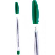 Ручка на масл. основе DELI ES306 Pionner зеленая 0,7мм игольч.стерж 133мм