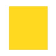 Бумага цветная А4 300г/м2 FOLIA желтый банановый 614/1014