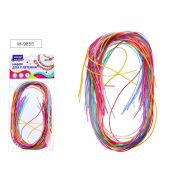 Набор для плетения GOLD LINE : 25  цветных шнуров  длиной 80 см., 8 цветов ассорти M-9855