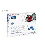 Мозаика алмазная по номерам 40*50 М-11215 Красный Автобус Лондон