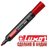 Маркер красный LUXOR 350 PM 3593 спирт. основа, 1-3мм, пулевидн.