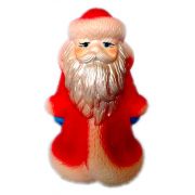 Дед Мороз (СИ-22) резиновый, маленький 17см, д 10см