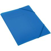 Папка на резинках А4 0,80мм «Proff. Ultra» синяя полупрозр. DC202U-04