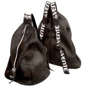 Сумка-рюкзак д/обуви «deVENTE. Mesh» 7040057 42x34x22 см, сетчатая ткань, на молнии, черная