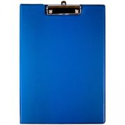 Планшет А4 двойной DELI Е38154A Start Plus синий + внутр. карман ПВХ