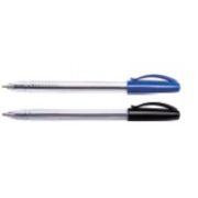Ручка на масл. основе DELI ES308 Pionner черная 0,7мм игольч. 133мм стерж