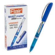 Гелевая ручка синяя «Flair» F-871G долгопишущая стержень 1=3