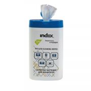 Салфетки чистящие для мониторов INDEX ICCW01100G эконом упаковка