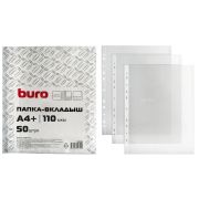 Папка-файл А4+ Buro тисненые 110мкм (упак.:50шт)