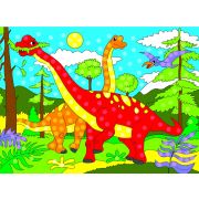 Гелевая мозаика 19х26см Динозавры Арт. М-7953