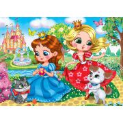 Мозайка гелевая 19х26см М-1397 Маленькие принцессы и питомцы