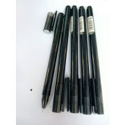Гелевая ручка черная узел 0,5мм DELI A120Black, тонирован. корпус, стержень 130мм