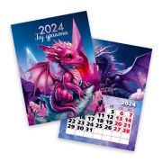 Календарь на магните 2022 145х210 фигурн. с отрывн. блоком для записей 6983 Символ года