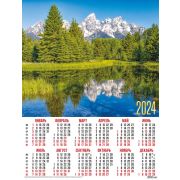 Календарь А2 2023г. Природа 10-23026 Водопад