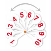 Касса (веер) цифры от 1 до 20 прямой и обратный счет	ВК15