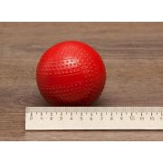 Мяч резин. 75мм Р2-75 пупурышки красный