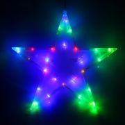 Фигура «Звезда»d=40 см, пластик, 30 LED, 220V, контрол. 8р. МУЛЬТИ 676351