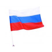 Флаг «Россия» 20*30 без герба с палкой