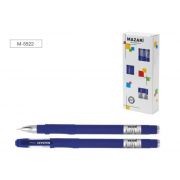 Гелевая ручка синяя  игол. након. 0,5мм M-5522* EXELINE корпус пластиковый с покрытием Soft